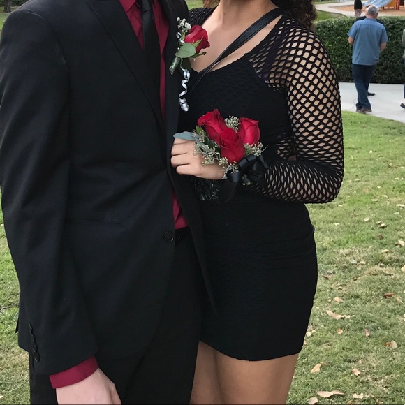 Chocolate Dresses & Skirts - 🕷VERY SEXY BLACK FISHNET DRESS🕷